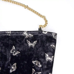 Velvet Triangle Crop Top Shirt