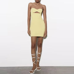 فستان قصير بدون أكمام للنساء من Streetwear