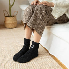 Little Dinosaur Fluffy Socks