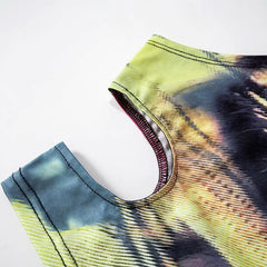 لا وقت لشرح بلوزة قصيرة بأكمام طويلة ومقطوعة