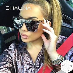 نظارة شمسية SHAUNA كلاسيكية مربعة ذات قمة مسطحة