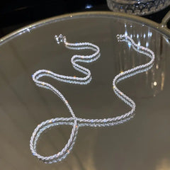 الترقوة التيتانيوم الصلب قلادة المختنق