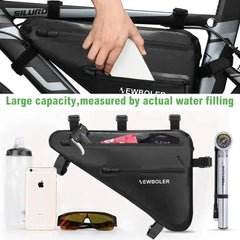 حقيبة إطار دراجة مثلثة مقاومة للماء