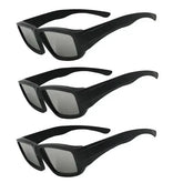 نظارات كسوف الشمس نظارات السلامة التي تحجب الأشعة فوق البنفسجية