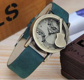 ساعة كاجوال لموسيقى Tuitar على الموضة للنساء