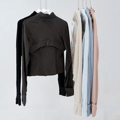 سترة لولو النسائية المقصوصة المضلعة