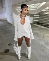 فستان قميص قصير من Happy Hour