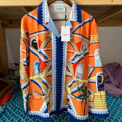 قميص هاواي بأكمام سولفين