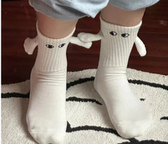 Magnetic Hand-Holding Socks