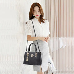 حقيبة يد نسائية جلدية مطرزة عالية الجودة