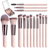 Rechargeable Makeup Brushes with Luminous Mirror