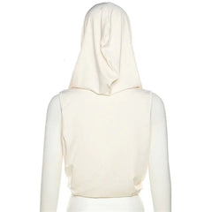 بلوزة قصيرة بغطاء رأس من On The Move