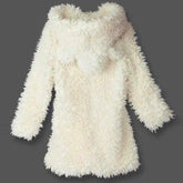 Lovely Bear Ear Plush Hooded Jacket