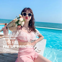 بيكيني وردي مثير وجذاب لصيف 2023 بدلة حلوة جديدة!