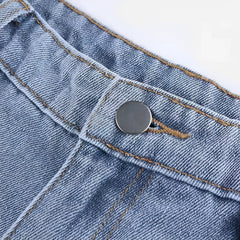 جينز أحمر نجمي