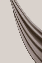 حجاب جيرسي كلاسيكي رمادي فاخر