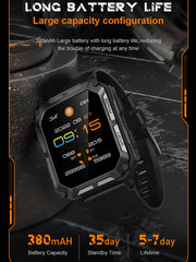 ساعة ذكية رياضية للرجال مقاومة للماء