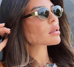 نظارات شمسية بيضاوية لوكس