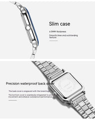 Roman Numeral Steel Watch