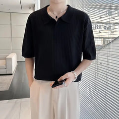 قميص بولو محبوك فاخر