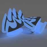 Glowing Shark Shoe Decorations, Removable Fins