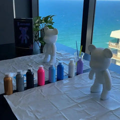 دب كئيب مصنوع يدويًا بأحجام مختلفة