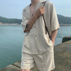 قميص الكتان الكلاسيكي VG