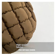 Pleated Cloud Bubble Crossbody Bag