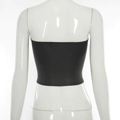 توب كورسيه مطبوع عليه ريتش لايف