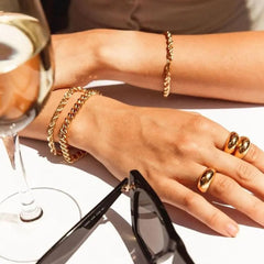 سوار سلسلة حبل من الفولاذ المقاوم للصدأ