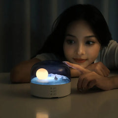 Crescent Bluetooth Sound Small Night Light