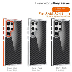 غطاء Hybrid Bumper Armor المصنوع من ألياف الكربون لامتصاص الصدمات لهاتف Samsung Galaxy