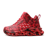 أحذية رياضية سميكة القاع الكتابة على الجدران للرجال