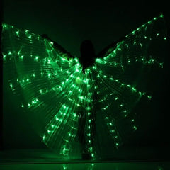 Kids LED Colorful Butterflies Wings With Telescopic Stick