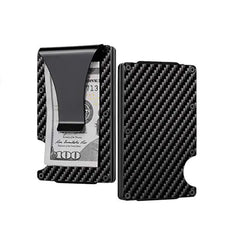 Aluminum alloy carbon fiber credit card box