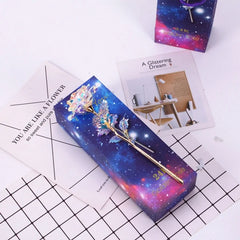 ديكور إضاءة مطلي بورق الذهب الوردي عيار 24 قيراط