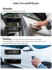 نظام مراقبة ضغط الإطارات مع أجهزة استشعار خارجية