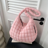Pleated Cloud Bubble Crossbody Bag