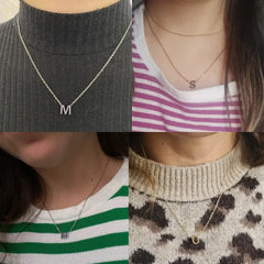 A-Z Initial Minimalist Necklace