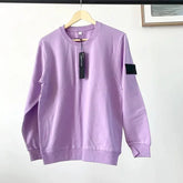 سويت شيرتات بطبعة بوصلة مطرزة لفصل الشتاء