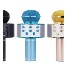 ميكروفون الفنان وصندوق الموسيقى