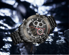 ساعة نافيفورس للرجال ستانلس ستيل 9188