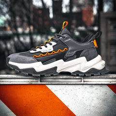 حذاء رياضي رجالي برباط للموضة