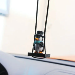 قلادة سيارة على شكل زلاجة متأرجحة على شكل بطريق