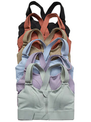 حمالة صدر رياضية متعددة الألوان للنساء