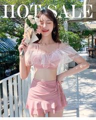 بيكيني وردي مثير وجذاب لصيف 2023 بدلة حلوة جديدة!