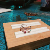 خواتم زهرة الكريستال القابلة للتعديل