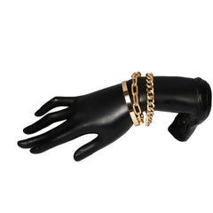 مجموعة أساور سلسلة الثعبان للنساء