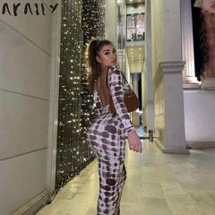 فستان صيفي مطبوع بنمط الشارع