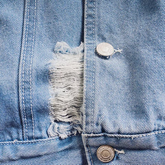 سترة جينز برقعة كلب